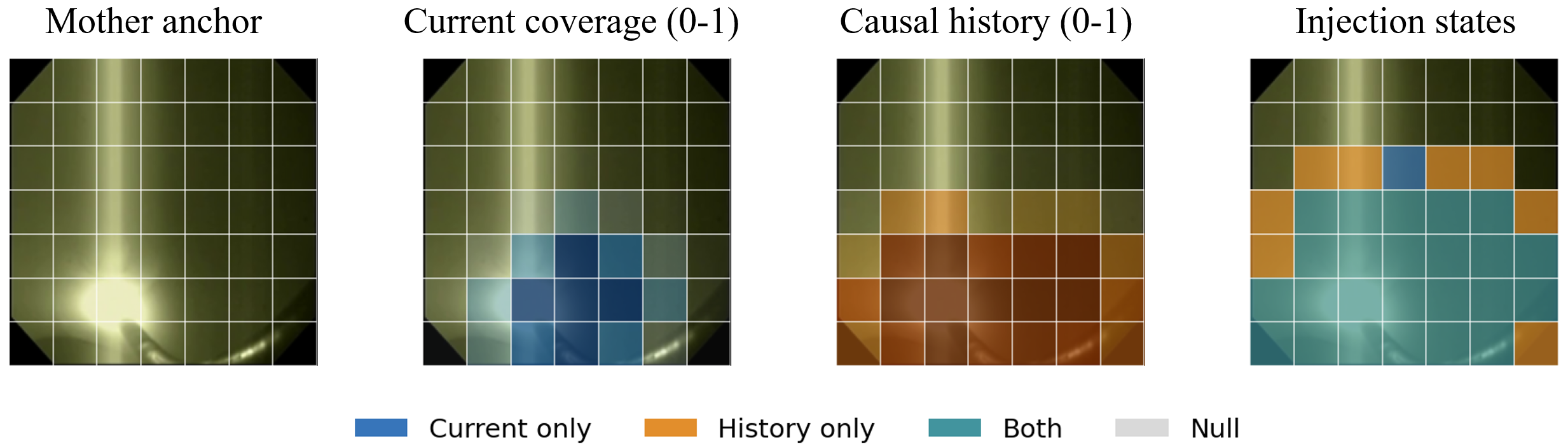 Spatial support diagnostic for Child-to-Mother appearance routing.